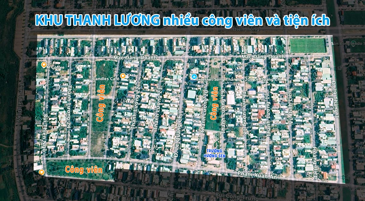 KHU THANH LƯƠNG KHU NHIỀU CÔNG VIÊN VÀ TIỆN ÍCH NHẤT HOÀ XUÂN