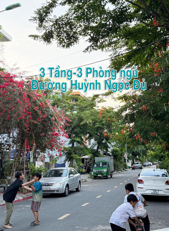 Nhà 3 tầng Huỳnh Ngọc Đủ 6,4 tỷ 