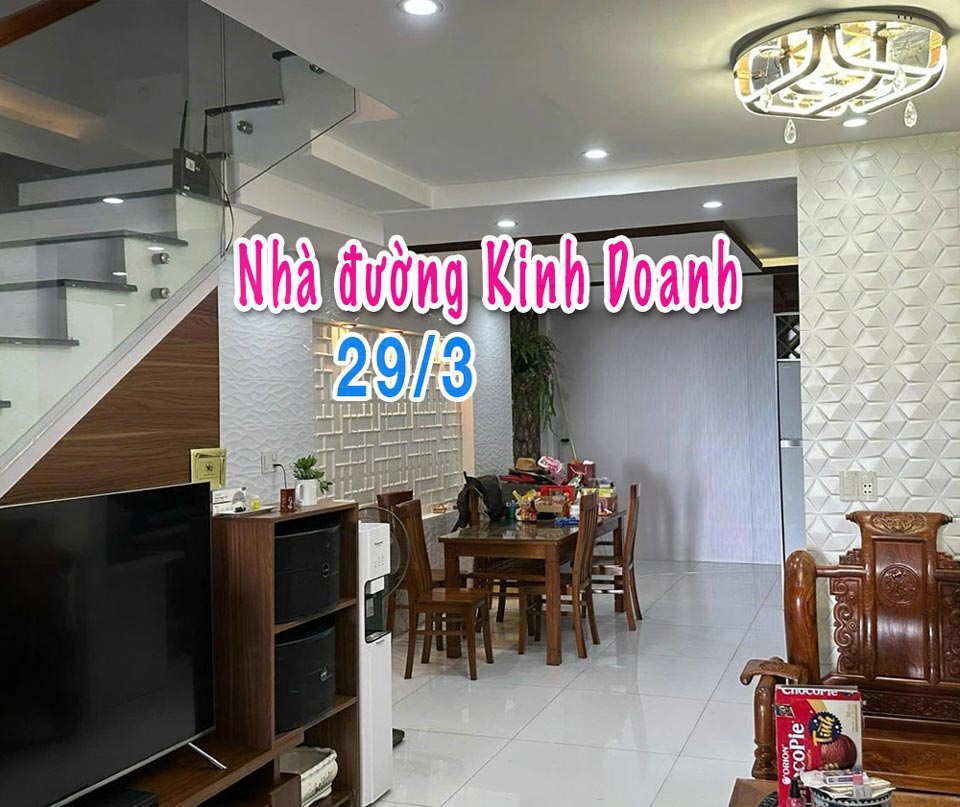 Nhà 3 tầng đường 29/3 Ngay khu sầm uất