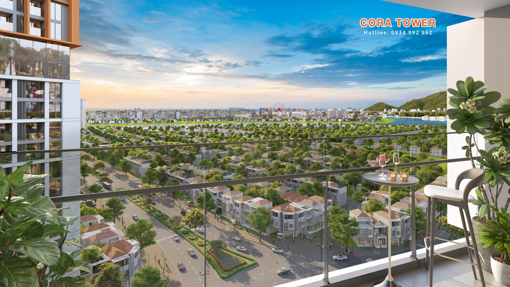 Lộ diện phối cảnh mới Layout diện tích Cora 