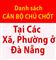 Danh sách cán bộ chủ chốt 93 phường, xã trên địa bàn thành phố.