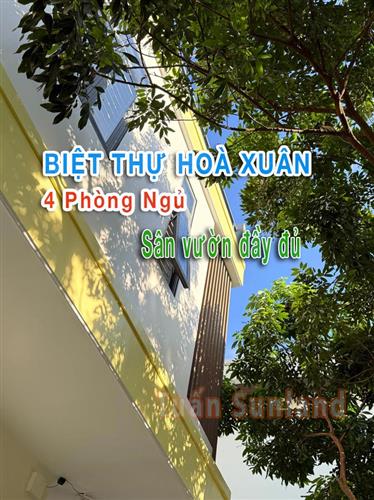Biệt thự vườn rẻ nhất hoà xuân