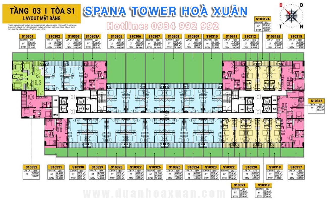 TẦNG TIỆN ÍCH SPANA HOÀ XUÂN LỘ DIỆN 