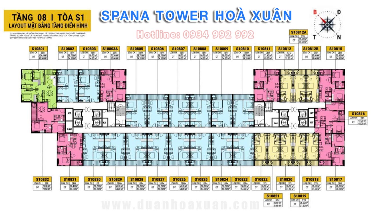 TẦNG TIỆN ÍCH SPANA HOÀ XUÂN LỘ DIỆN 
