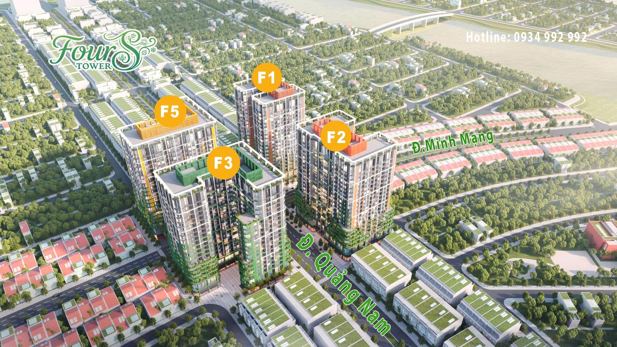 TỔN QUAN DỰ ÁN FOURS TOWER NAM HOÀ XUÂN