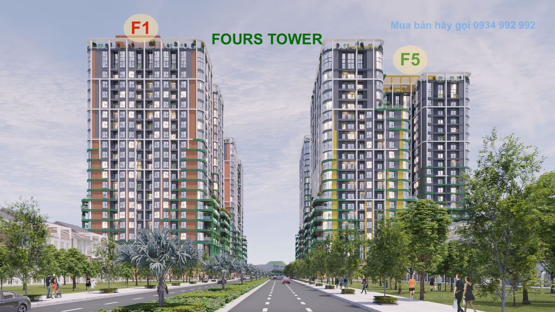 TỔN QUAN DỰ ÁN FOURS TOWER NAM HOÀ XUÂN